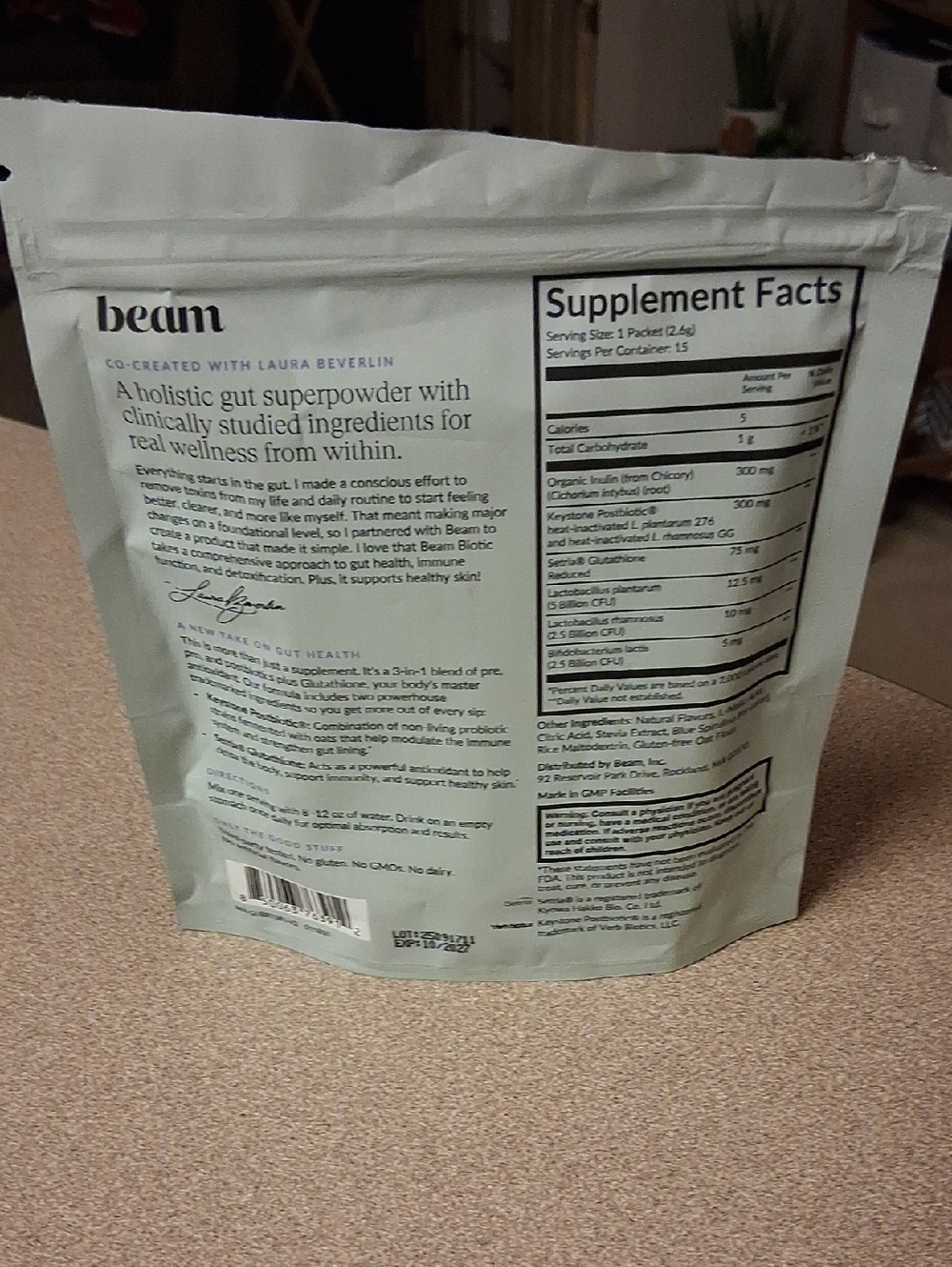 Beam Biotic blue Raspberry Flavored - Picture 2 of 2